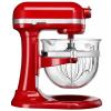 KITCHENAID RøD, 6L GLASSKåL ARTISAN MIXER